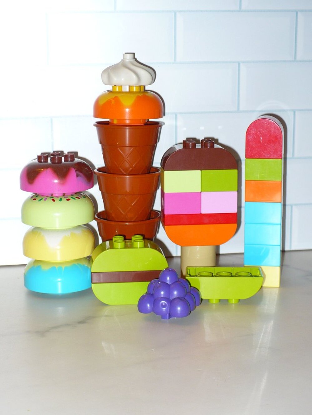 Lego Duplo Ice Cream ~ Toddler Creative Blocks